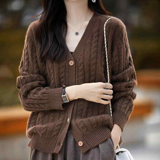 春 コーデ レディース ファッション オシャレ カワイイ シンプル きれいめ ナチュラル 上品カジュアル 婦人服 ウール セーター Vネック ニット カーディガン ツイスト コート スリム 厚手 トップス 春 コーデ レディース ファッション オシャレ カワイイ シンプル きれいめ ナチュラル 上品カジュアル 婦人服 ウール セーター Vネック ニット カーディガン ツイスト コート スリム 厚手 トップス