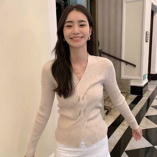 春 コーデ レディース ファッション オシャレ カワイイ シンプル きれいめ ナチュラル 上品カジュアル 婦人服 クロス Vネック セーター 防寒 スリム ボトムインナー トップス 春 コーデ レディース ファッション オシャレ カワイイ シンプル きれいめ ナチュラル 上品カジュアル 婦人服 クロス Vネック セーター 防寒 スリム ボトムインナー トップス