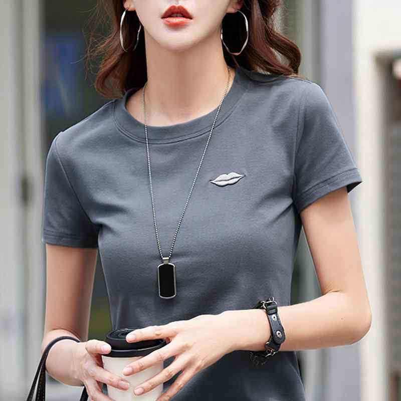 Long-Sleeved - 春 コーデ レディース ファッション オシャレ カワイイ シンプル きれいめ ナチュラル 上品カジュアル 婦人服 夏 トップス 半袖 Tシャツ
