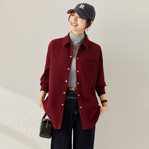 春 コーデ レディース ファッション オシャレ カワイイ シンプル きれいめ ナチュラル 上品カジュアル 婦人服 バーガンディ シャツ 長袖 大きいサイズ ゆったり 春 コーデ レディース ファッション オシャレ カワイイ シンプル きれいめ ナチュラル 上品カジュアル 婦人服 バーガンディ シャツ 長袖 大きいサイズ ゆったり