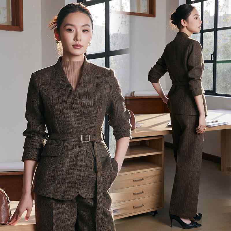 乐天商城 - 春 コーデ レディース ファッション オシャレ カワイイ シンプル きれいめ ナチュラル 上品カジュアル 婦人服 スーツ ジャケット スタイリッシュ ハイエンド ウエスト