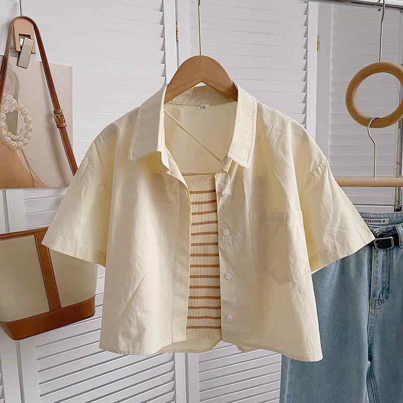 春 コーデ レディース ファッション オシャレ カワイイ シンプル きれいめ ナチュラル 上品カジュアル 婦人服 夏 スリム アウター ポロカラー シャツ