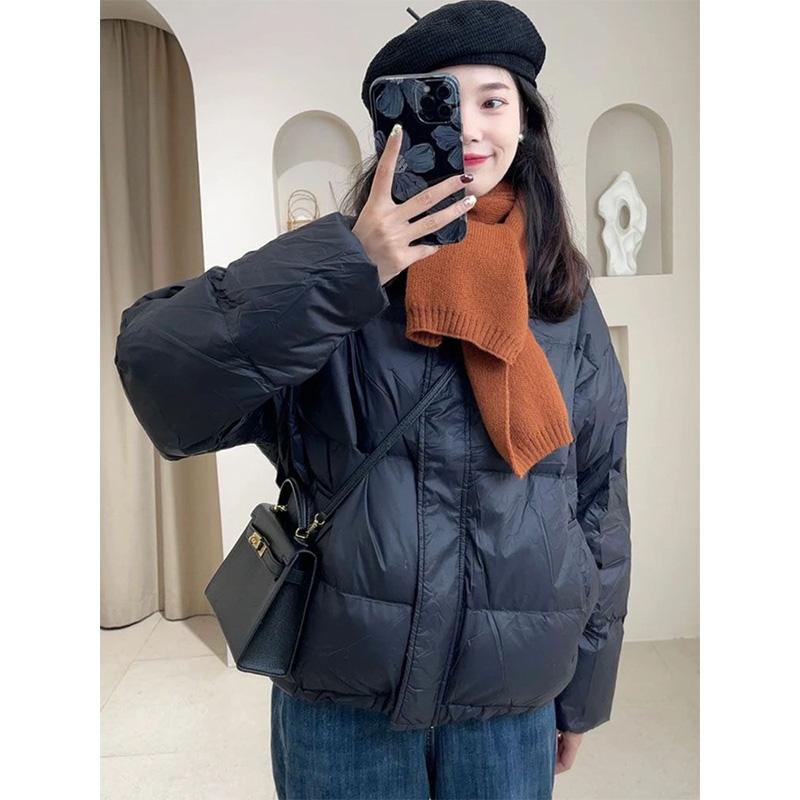 外套 - 春 コーデ レディース ファッション オシャレ カワイイ シンプル きれいめ ナチュラル 上品カジュアル 婦人服 黒 コットンコート 防寒 コート 厚手 コットン ジャケット