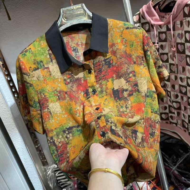 春 コーデ レディース ファッション オシャレ カワイイ シンプル きれいめ ナチュラル 上品カジュアル 婦人服 シフォン 半袖 シャツ 夏 薄手 ゆったり スタイリッシュ トップス
