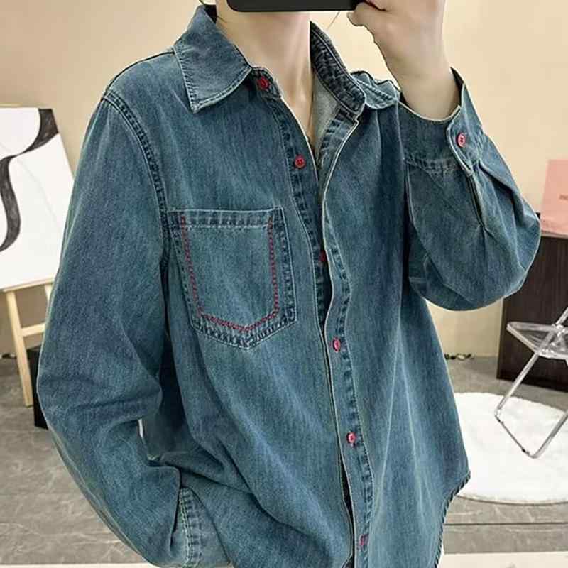 春 コーデ レディース ファッション オシャレ カワイイ シンプル きれいめ ナチュラル 上品カジュアル 婦人服 長袖 デニムシャツ スリム ジャケット