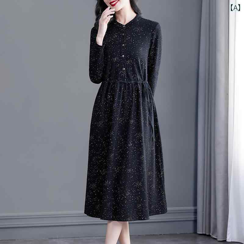 春 コーデ レディース ファッション オシャレ カワイイ シンプル きれいめ ナチュラル 上品カジュアル 婦人服 ハイエンド ドレス 長袖 スカート