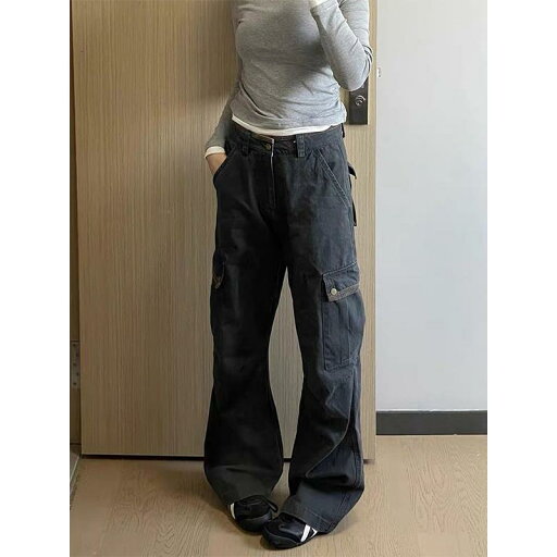 春 コーデ レディース ファッション オシャレ カワイイ シンプル きれいめ ナチュラル 上品カジュアル 婦人服 アメリカン クラシック ワークウェア ジーンズ ワイドレッグ パンツ マルチ ポケット ストレート 春 コーデ レディース ファッション オシャレ カワイイ シンプル きれいめ ナチュラル 上品カジュアル 婦人服 アメリカン クラシック ワークウェア ジーンズ ワイドレッグ パンツ マルチ ポケット ストレート