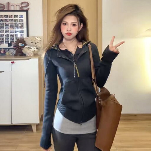 春 コーデ レディース ファッション オシャレ カワイイ シンプル きれいめ ナチュラル 上品カジュアル 婦人服 アメリカン ニット カーディガン セーター チェック柄 フード付き ジャケット スリムフィット 長袖 トップス 春 コーデ レディース ファッション オシャレ カワイイ シンプル きれいめ ナチュラル 上品カジュアル 婦人服 アメリカン ニット カーディガン セーター チェック柄 フード付き ジャケット スリムフィット 長袖 トップス