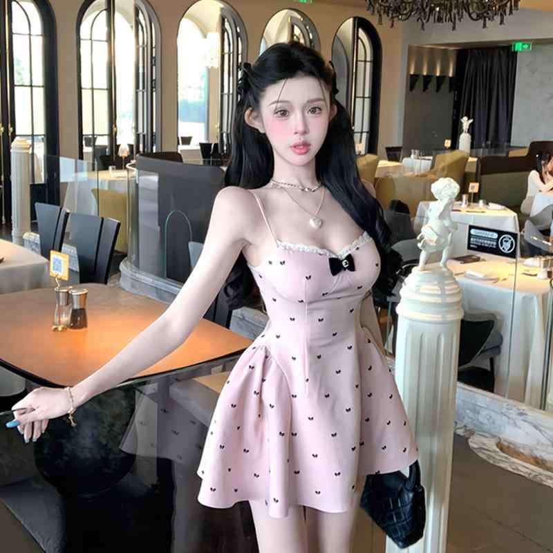 春 コーデ レディース ファッション オシャレ カワイイ シンプル きれいめ ナチュラル 上品カジュアル 婦人服 レース プリント ドレス ウエスト Aライン スカート