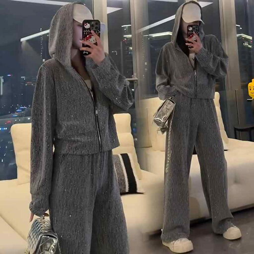 春 コーデ レディース ファッション オシャレ カワイイ シンプル きれいめ ナチュラル 上品カジュアル 婦人服 ハイエンド グリッター フード付き セーター ジャケット ハイウエスト ストレート パンツ ツーピース スーツ 春 コーデ レディース ファッション オシャレ カワイイ シンプル きれいめ ナチュラル 上品カジュアル 婦人服 ハイエンド グリッター フード付き セーター ジャケット ハイウエスト ストレート パンツ ツーピース スーツ