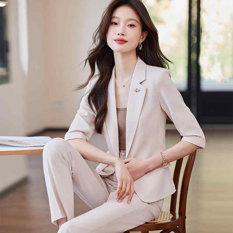 Rakuten - 春 コーデ レディース ファッション オシャレ カワイイ シンプル きれいめ ナチュラル 上品カジュアル 婦人服 スーツ 薄手 カジュアル ジャケット
