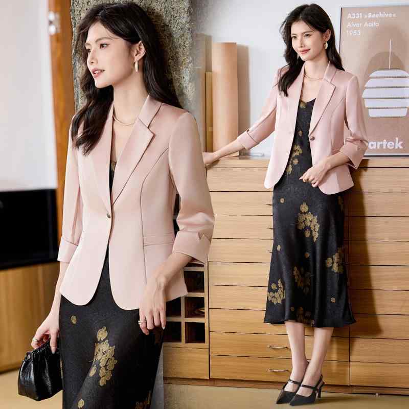 Rakuten - 春 コーデ レディース ファッション オシャレ カワイイ シンプル きれいめ ナチュラル 上品カジュアル 婦人服 スーツ ジャケット 夏 カジュアル ウェア ドレス