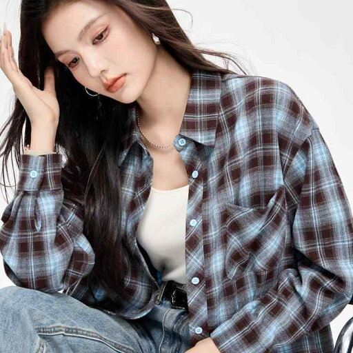 春 コーデ レディース ファッション オシャレ カワイイ シンプル きれいめ ナチュラル 上品カジュアル 婦人服 チェック シャツ チェック柄 長袖 ゆったり かっこいい トップス ジャケット 春 コーデ レディース ファッション オシャレ カワイイ シンプル きれいめ ナチュラル 上品カジュアル 婦人服 チェック シャツ チェック柄 長袖 ゆったり かっこいい トップス ジャケット