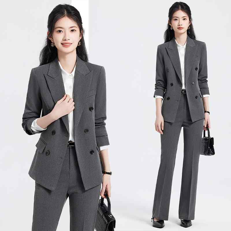 Other Jackets Jumpers - 春 コーデ レディース ファッション オシャレ カワイイ シンプル きれいめ ナチュラル 上品カジュアル 婦人服 グレー スーツ 面接ウェア ジャケット
