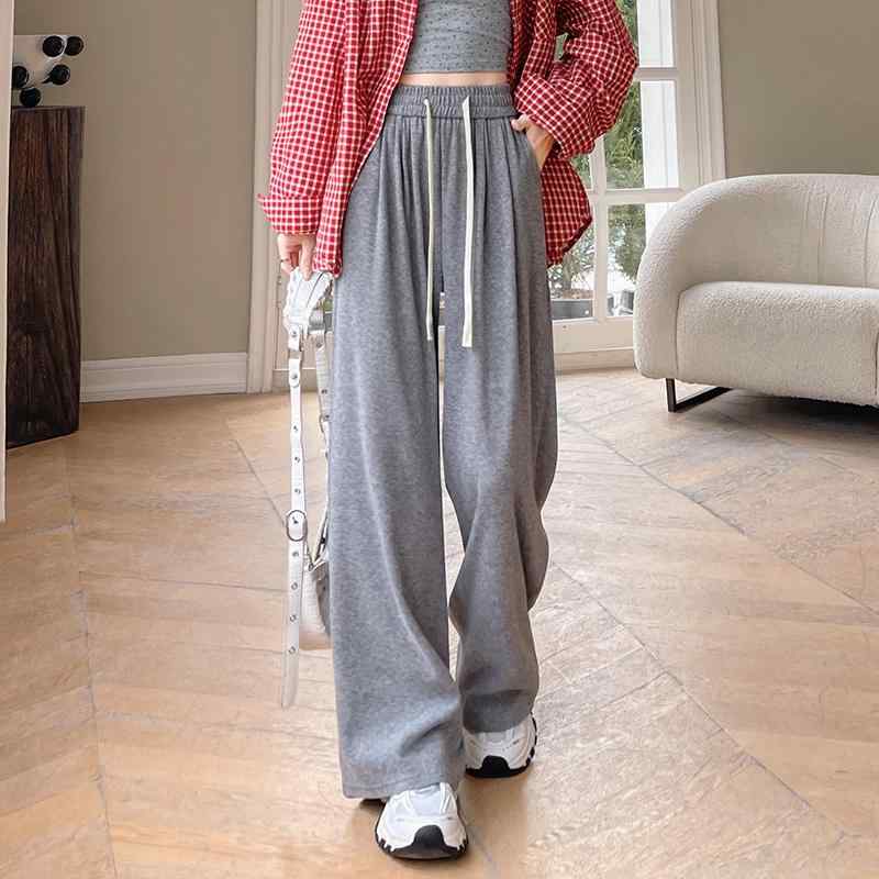 Rakuten - 春 コーデ レディース ファッション オシャレ カワイイ シンプル きれいめ ナチュラル 上品カジュアル 婦人服 ワイドレッグ パンツ ストレート カジュアル