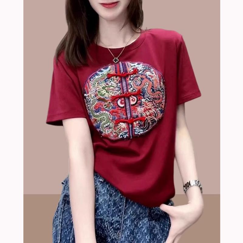 Rakuten - 春 コーデ レディース ファッション オシャレ カワイイ シンプル きれいめ ナチュラル 上品カジュアル 婦人服 夏 スリムフィット トップス コットン 半袖 T