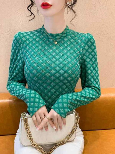 春 コーデ レディース ファッション オシャレ カワイイ シンプル きれいめ ナチュラル 上品カジュアル 婦人服 レース シャツ メッシュ インナー レイヤー ハイエンド トップス 長袖 T 春 コーデ レディース ファッション オシャレ カワイイ シンプル きれいめ ナチュラル 上品カジュアル 婦人服 レース シャツ メッシュ インナー レイヤー ハイエンド トップス 長袖 T