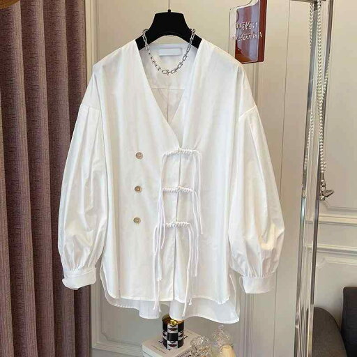 春 コーデ レディース ファッション オシャレ カワイイ シンプル きれいめ ナチュラル 上品カジュアル 婦人服 ボタン付き イレギュラー シャツ 長袖 アウター トップス 快適 春 コーデ レディース ファッション オシャレ カワイイ シンプル きれいめ ナチュラル 上品カジュアル 婦人服 ボタン付き イレギュラー シャツ 長袖 アウター トップス 快適