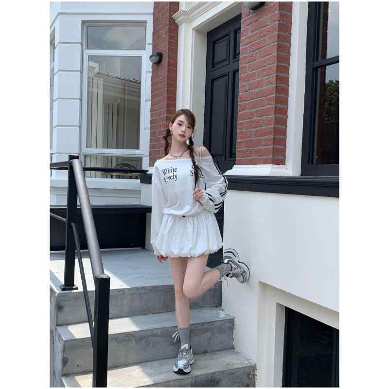 春 コーデ レディース ファッション オシャレ カワイイ シンプル きれいめ ナチュラル 上品カジュアル 婦人服 フレンチ ストライプ スーツ スリム スウェットシャツ スカート