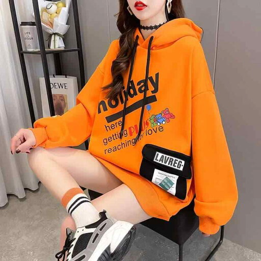 春 コーデ レディース ファッション オシャレ カワイイ シンプル きれいめ ナチュラル 上品カジュアル 婦人服 フード付き プリント スウェットシャツ ストリート トップス 春 コーデ レディース ファッション オシャレ カワイイ シンプル きれいめ ナチュラル 上品カジュアル 婦人服 フード付き プリント スウェットシャツ ストリート トップス