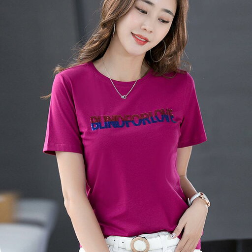 春 コーデ レディース ファッション オシャレ カワイイ シンプル きれいめ ナチュラル 上品カジュアル 婦人服 夏 半袖 Tシャツ コットン スリム シンプル トップス 春 コーデ レディース ファッション オシャレ カワイイ シンプル きれいめ ナチュラル 上品カジュアル 婦人服 夏 半袖 Tシャツ コットン スリム シンプル トップス