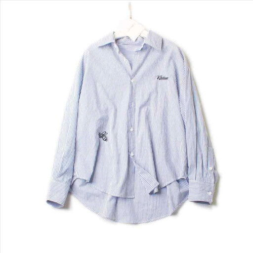 春 コーデ レディース ファッション オシャレ カワイイ シンプル きれいめ ナチュラル 上品カジュアル 婦人服 シャツ ストライプ ミドル丈 長袖 カジュアル トップス 春 コーデ レディース ファッション オシャレ カワイイ シンプル きれいめ ナチュラル 上品カジュアル 婦人服 シャツ ストライプ ミドル丈 長袖 カジュアル トップス