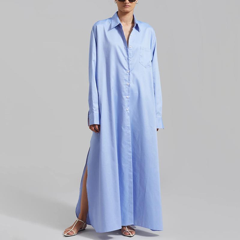 春 コーデ レディース ファッション オシャレ カワイイ シンプル きれいめ ナチュラル 上品カジュアル 婦人服 カジュアル ドレス スカート 襟 ソリッドカラー