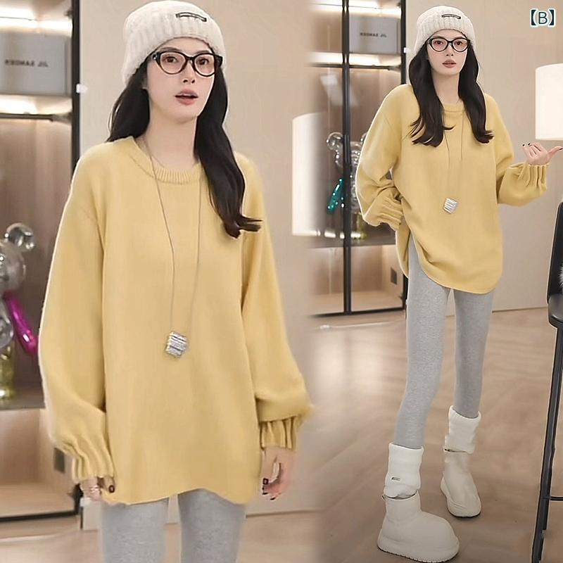 春 コーデ レディース ファッション オシャレ カワイイ シンプル きれいめ ナチュラル 上品カジュアル 婦人服 袖口 セーター カジュアル ミドル丈 トップス