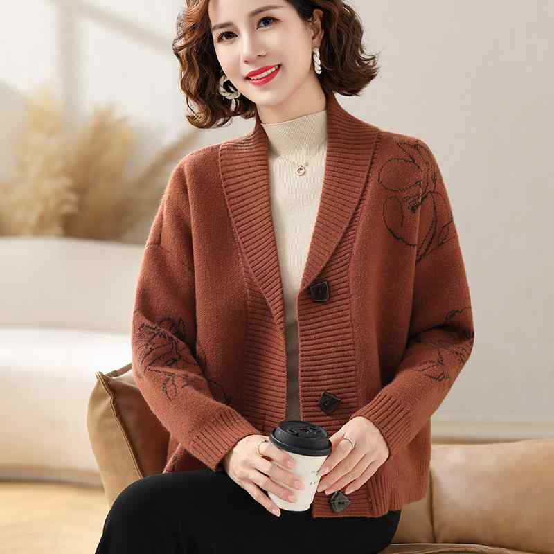 春 コーデ レディース ファッション オシャレ カワイイ シンプル きれいめ ナチュラル 上品カジュアル 婦人服 秋服 ニット ジャケット カーディガン トップス