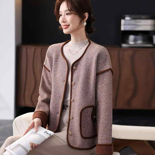 春 コーデ レディース ファッション オシャレ カワイイ シンプル きれいめ ナチュラル 上品カジュアル 婦人服 秋服 丸首 ウール コート 大きいサイズ トップス 春 コーデ レディース ファッション オシャレ カワイイ シンプル きれいめ ナチュラル 上品カジュアル 婦人服 秋服 丸首 ウール コート 大きいサイズ トップス