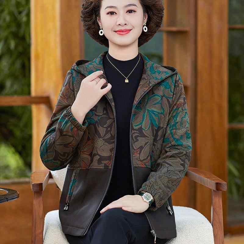 春 コーデ レディース ファッション オシャレ カワイイ シンプル きれいめ ナチュラル 上品カジュアル 婦人服 フード付き トップス ウィンドプルーフ ジャケット ゆったり ワイド ウエスタンスタイル ジッパー 服 厚手