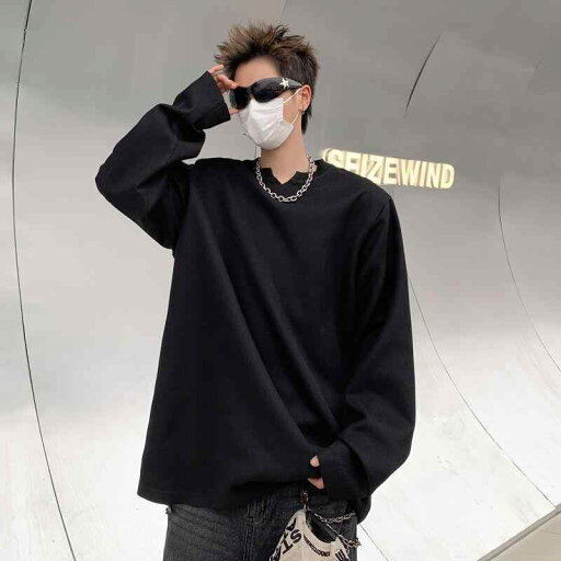 春 コーデ メンズ 用 服 シンプル 大人 紳士服 アメリカン ストリート 大きいサイズ 長袖 フード付き Vネック シャツ ブラック スウェットシャツ カジュアル 通勤スタイル ね着コーデ ゆったりシルエット さらっ着 普段使い 春 コーデ メンズ 用 服 シンプル 大人 紳士服 アメリカン ストリート 大きいサイズ 長袖 フード付き Vネック シャツ ブラック スウェットシャツ カジュアル 通勤スタイル ね着コーデ ゆったりシルエット さらっ着 普段使い