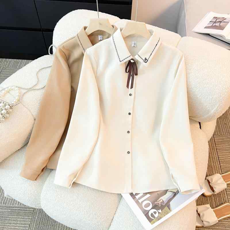 春 コーデ レディース ファッション オシャレ カワイイ シンプル きれいめ ナチュラル 上品カジュアル 婦人服 クラシック シャツ 長袖 フレンチ インナーウェア シック