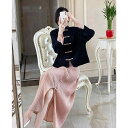 春 コーデ レディース ファッション オシャレ カワイイ シンプル きれいめ ナチュラル 上品カジュアル 婦人服 スーツ クラシック バックル プリーツ ツーピース スカート ハイエンド