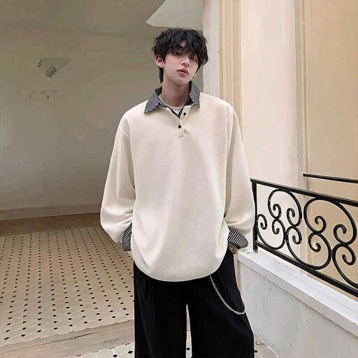 春 コーデ メンズ 用 服 シンプル ファッション オシャレ 大人 かっこいい 紳士服 アメリカン 長袖 スウェットシャツ ポロシャツ カジュアル 通勤スタイル 重ね着コーデ ゆったりシルエット さらっと着 普段使い 春 コーデ メンズ 用 服 シンプル ファッション オシャレ 大人 かっこいい 紳士服 アメリカン 長袖 スウェットシャツ ポロシャツ カジュアル 通勤スタイル 重ね着コーデ ゆったりシルエット さらっと着 普段使い