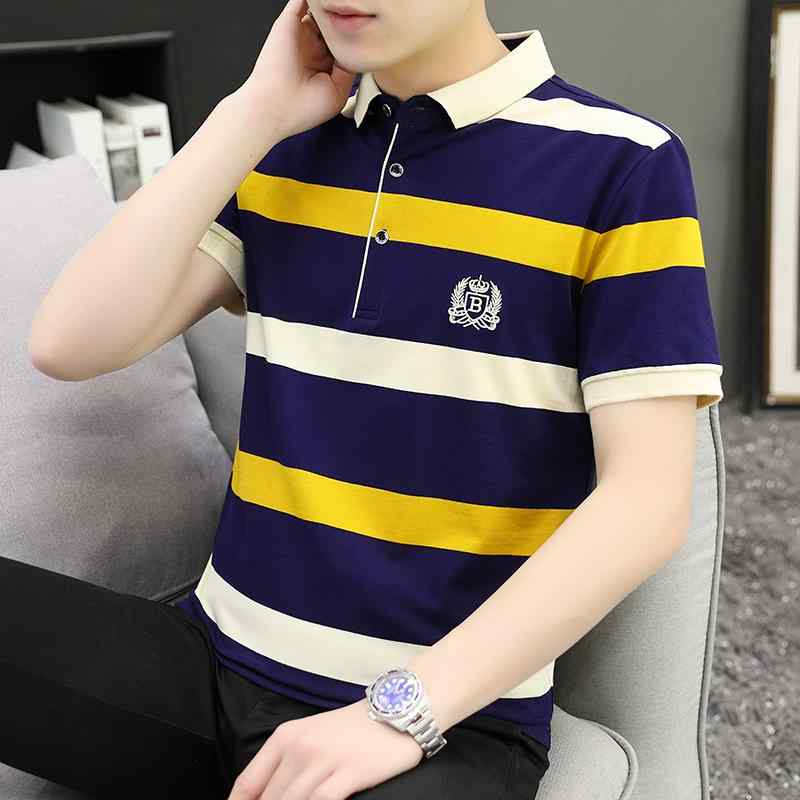 春 コーデ メンズ 用 服 シンプル ファッション オシャレ 大人 かっこいい 紳士服 半袖 綿 シャツ スリムフィット 夏 ポロシャツ カジュアル 通勤スタイル 重ね着コーデ ゆったりシルエット さらっと着 普段使い