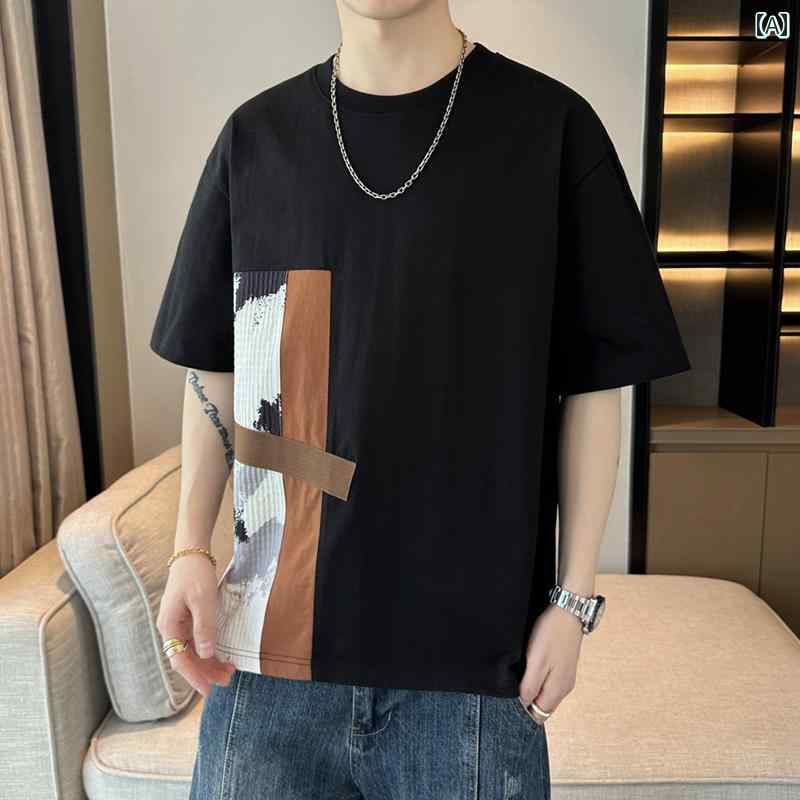 春 コーデ メンズ 用 服 シンプル ファッション オシャレ 大人 かっこいい 紳士服 ゆったり 半袖 快適 シャツ 夏 カジュアル 通勤スタイル 重ね着コーデ ゆったりシルエット さらっと着 普段使い