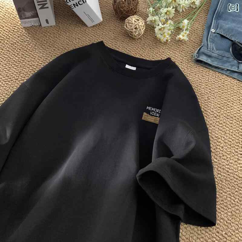 リコットの春 コーデ メンズ 用 服 シンプル ファッション オシャレ 大人 かっこいい 紳士服 アメリカン ゆったり 半袖 快適 綿 シャツ 夏 カジュアル 通勤スタイル 重ね着コーデ ゆったりシルエット さらっと着 普段使い｜アングル3