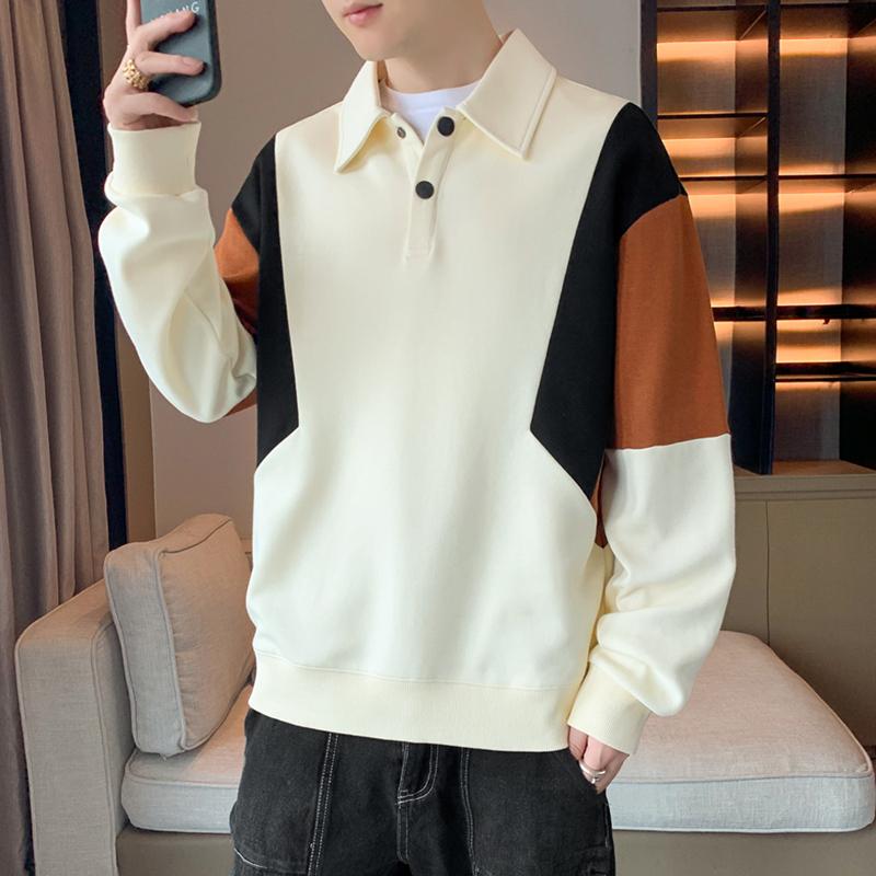 春 コーデ メンズ 用 服 シンプル ファッション オシャレ 大人 かっこいい 紳士服 長袖 シャツ 秋 スウェットシャツ カジュアル 通勤ス..