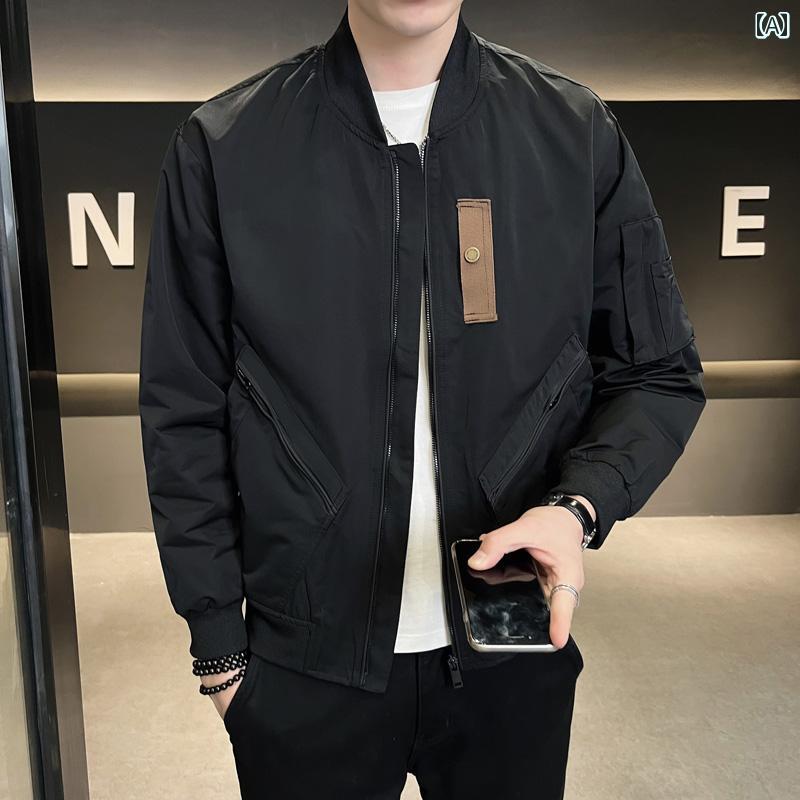 春 コーデ メンズ 用 服 シンプル ファッション オシャレ 大人 かっこいい 紳士服 カジュアル 快適 ジャケット アウター ワークウェア 春秋 カジュアル 通勤スタイル 重ね着コーデ ゆったりシルエット 軽アウター