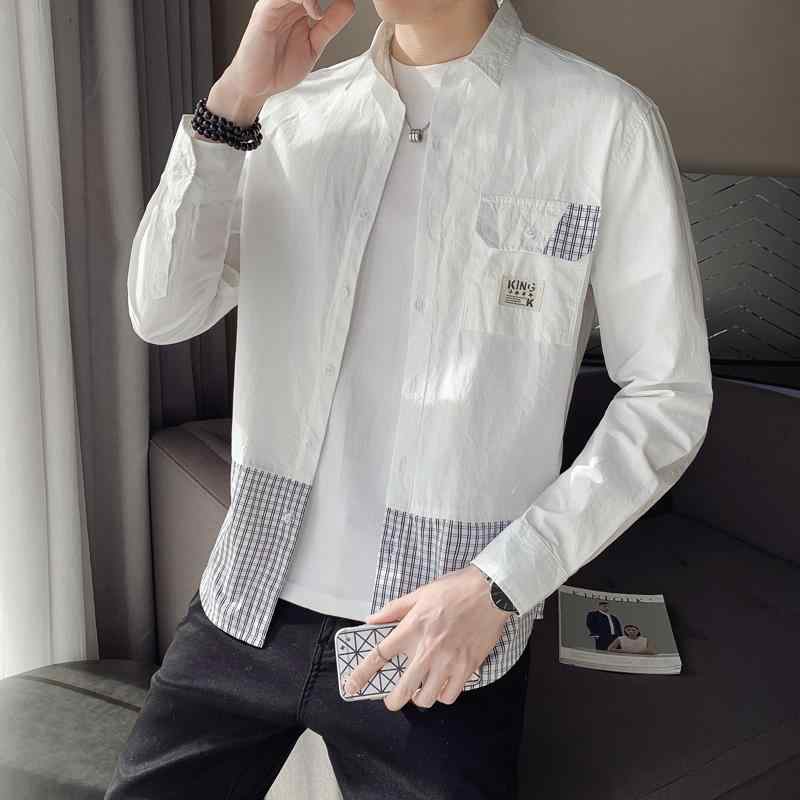 春 コーデ メンズ 用 服 シンプル ファッション オシャレ 大人 かっこいい 紳士服 カジュアル チェック シャツ ジャケット 秋 カジュアル 通勤スタイル 重ね着コーデ ゆったりシルエット 軽アウター