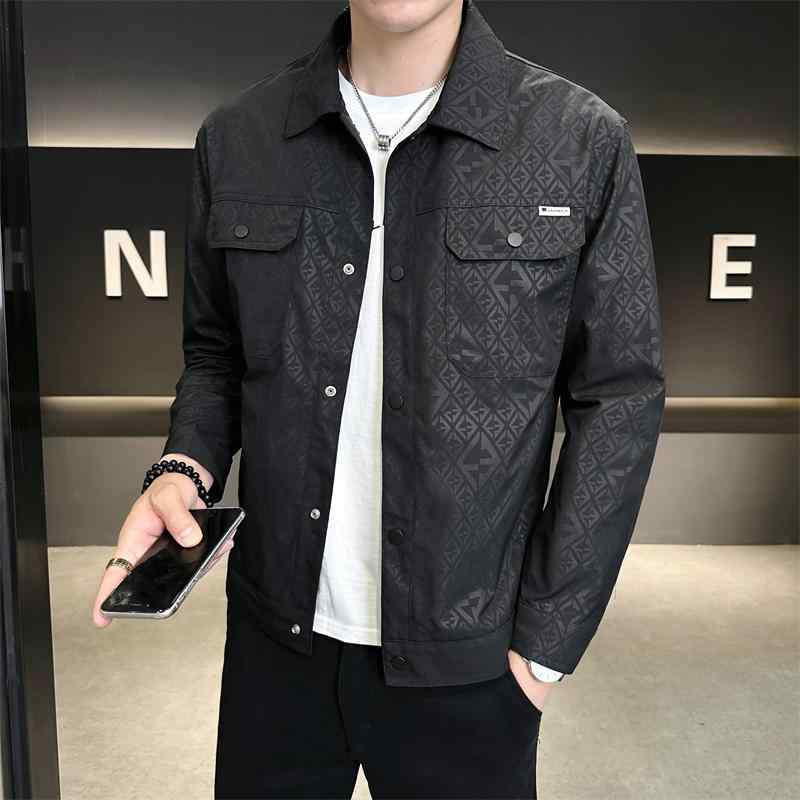 Rakuten - 春 コーデ メンズ 用 服 シンプル ファッション オシャレ 大人 かっこいい 紳士服 ジャケット スリムフィット 春秋 カジュアル 通勤スタイル 重ね着コーデ ゆったりシルエット 軽アウター