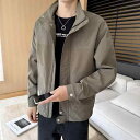 春 コーデ メンズ 用 服 シンプル ファッション オシャレ 大人 かっこいい 紳士服 カジュアル スタンドカラー ジャケット ワークウェア カジュアル 通勤スタイル 重ね着コーデ ゆったりシルエット 軽アウター