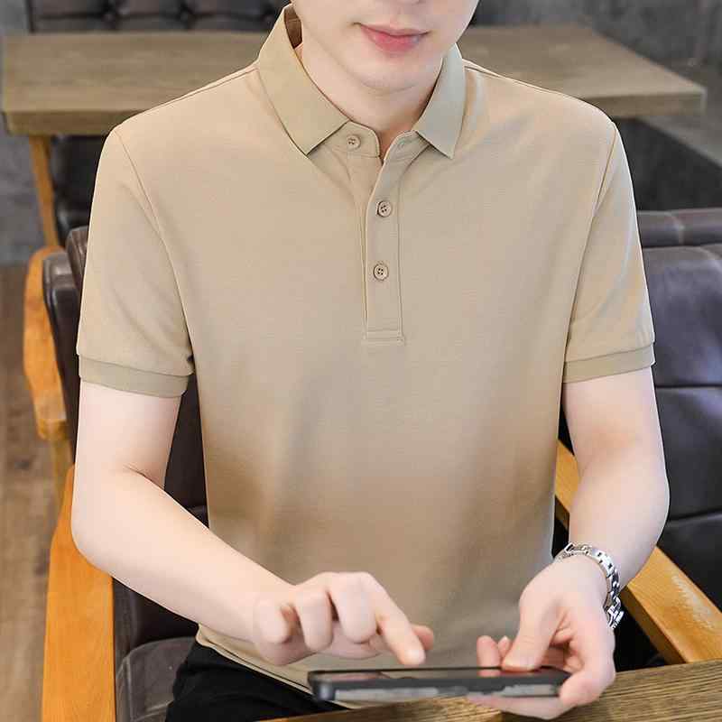 春 コーデ メンズ 用 服 シンプル ファッション オシャレ 大人 かっこいい 紳士服 半袖 コットン シャツ 無地 スリムフィット 夏 ポロシャツ カジュアル 通勤スタイル 重ね着コーデ ゆったりシルエット さらっと着 普段使い