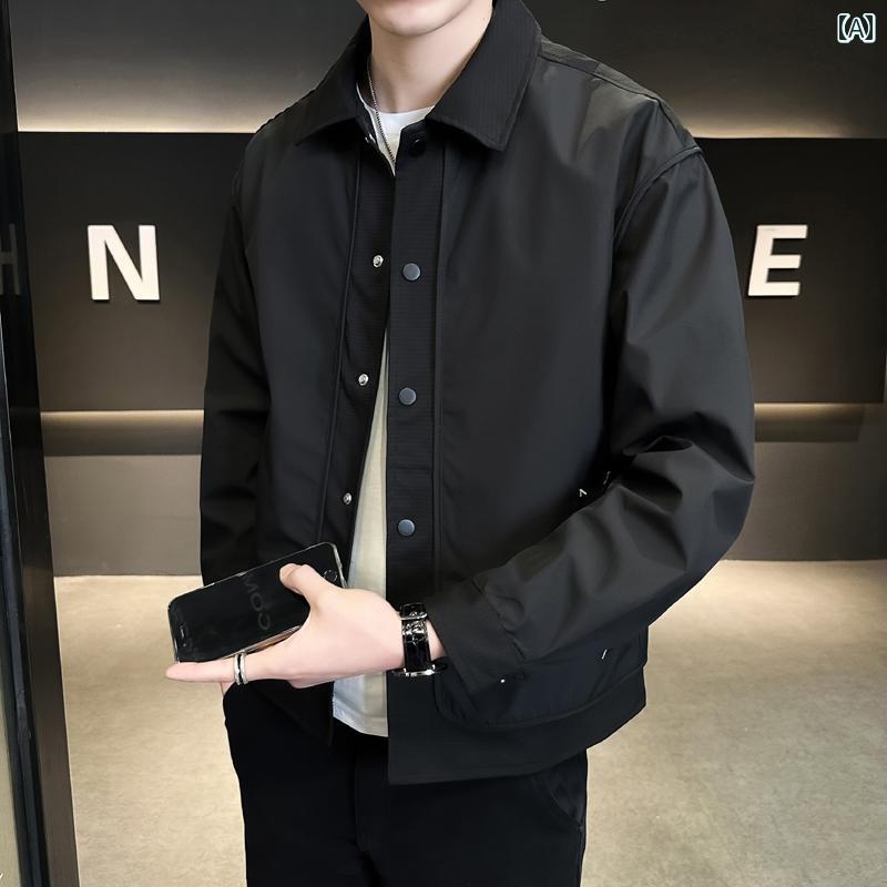 春 コーデ メンズ 用 服 シンプル ファッション オシャレ 大人 かっこいい 紳士服 カジュアル ニット コート ジャケット カジュアル 通勤スタイル 重ね着コーデ ゆったりシルエット 軽アウター