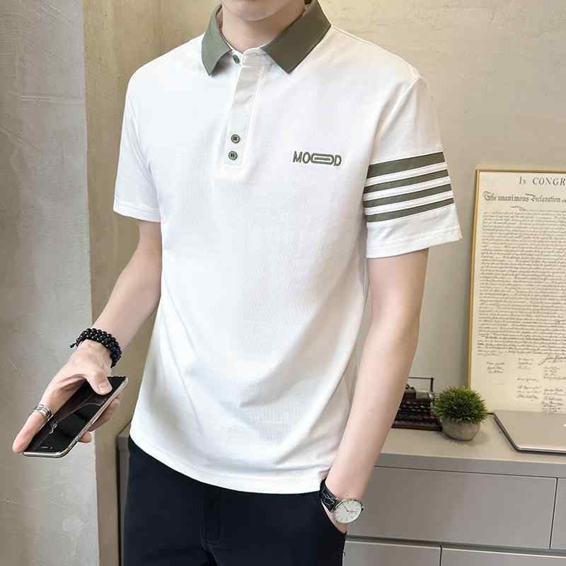 春 コーデ メンズ 用 服 シンプル ファッション オシャレ 大人 かっこいい 紳士服 半袖 コットン スリムフィット 夏 ポロシャツ カジュアル 通勤スタイル 重ね着コーデ ゆったりシルエット さらっと着 普段使い