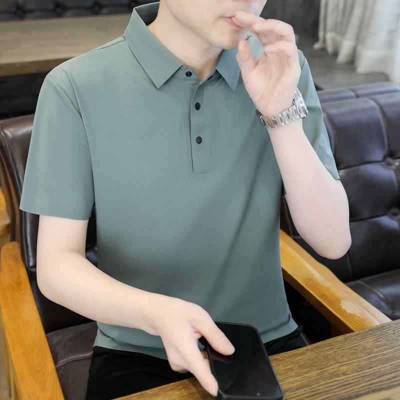 春 コーデ メンズ 用 服 シンプル ファッション オシャレ 大人 かっこいい 紳士服 半袖 シャツ 無地 夏 ポロシャツ カジュアル 通勤スタイル 重ね着コーデ ゆったりシルエット さらっと着 普段使い