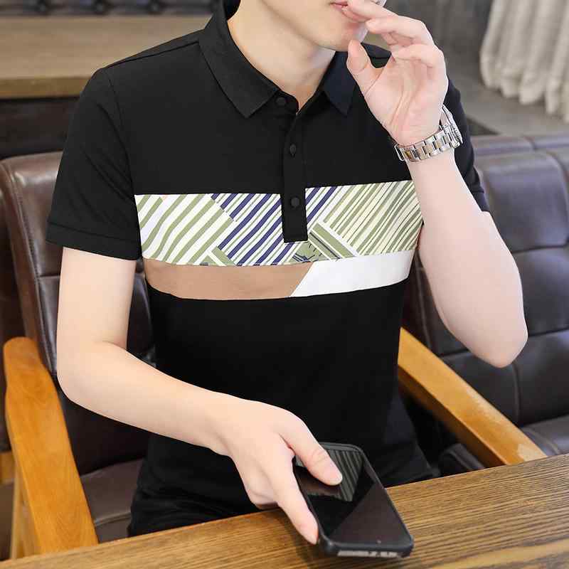 春 コーデ メンズ 用 服 シンプル ファッション オシャレ 大人 かっこいい 紳士服 半袖 シャツ 黒 ポロシャツ カジュアル 通勤スタイル 重ね着コーデ ゆったりシルエット さらっと着 普段使い