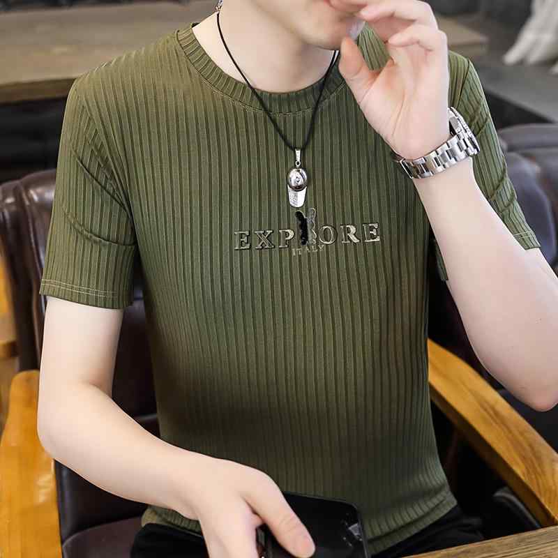 春 コーデ メンズ 用 服 シンプル ファッション オシャレ 大人 かっこいい 紳士服 カジュアル 半袖 通気性 シャツ ストライプ 夏 カジ..