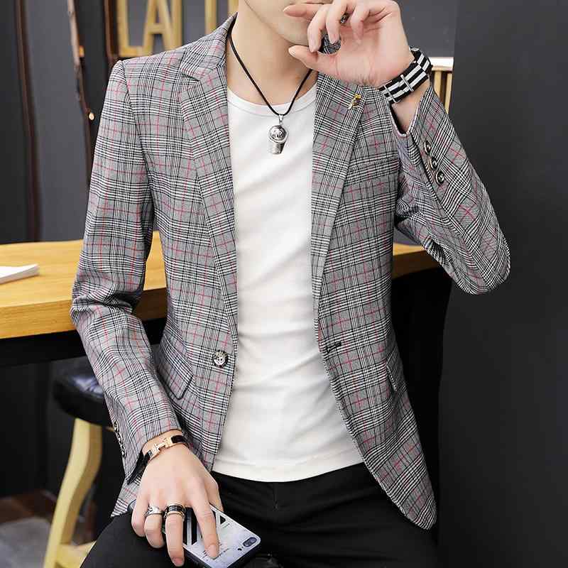 乐天商城 - 春 コーデ メンズ 用 服 シンプル ファッション オシャレ 大人 かっこいい 紳士服 カジュアル 快適 チェック ジャケット ストライプ 春秋 カジュアル 通勤スタイル 重ね着コーデ ゆったりシルエット 軽アウター